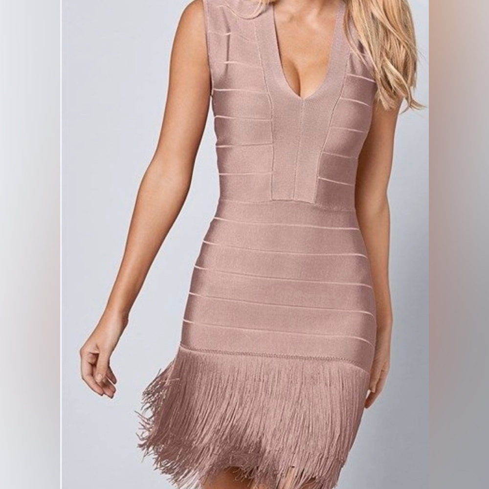 VENUS Fringe Bodycon Dress
